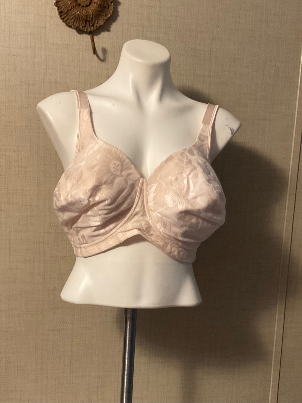 Cabernet Light Blush Floral Underwire Bra